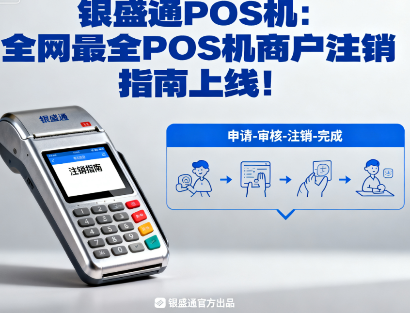 银盛通POS机：全网最全POS机商户注销指南上线！
