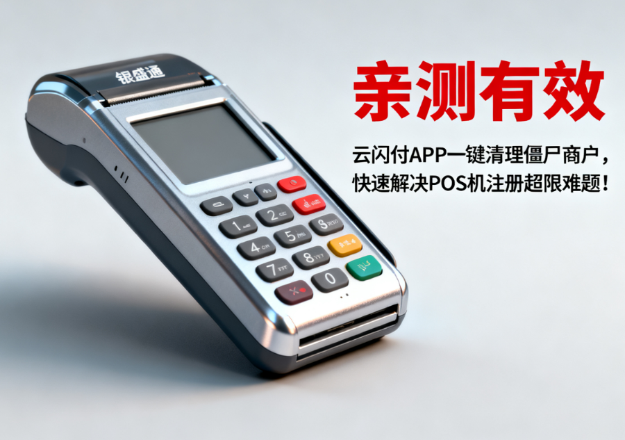 银盛通POS机：亲测有效，云闪付APP一键清理僵尸商户，快速解决POS机注册超限难题！
