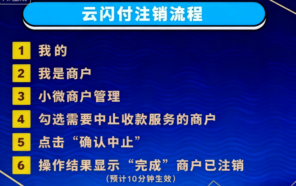 银盛通POS机云闪付商户注销全攻略！