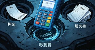 银盛通POS机：选刷卡机只看费率？小心押金、秒到费、服务费三大坑！