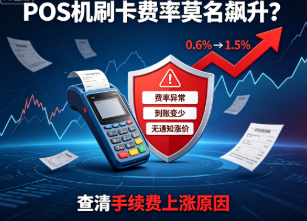 POS机刷卡费率莫名飙升？