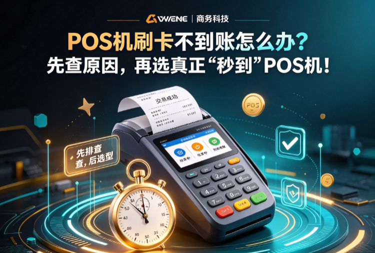 POS机刷卡不到账怎么办？先查原因，再选真正“秒到”POS机！